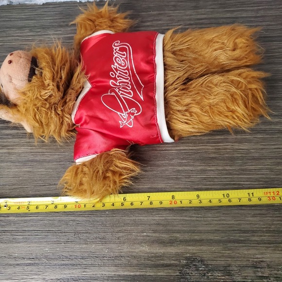 Vintage 1988 Take Me Out To The Ball Game Alf Burger King Hand Puppet Red Jersey - Picture 5 of 6